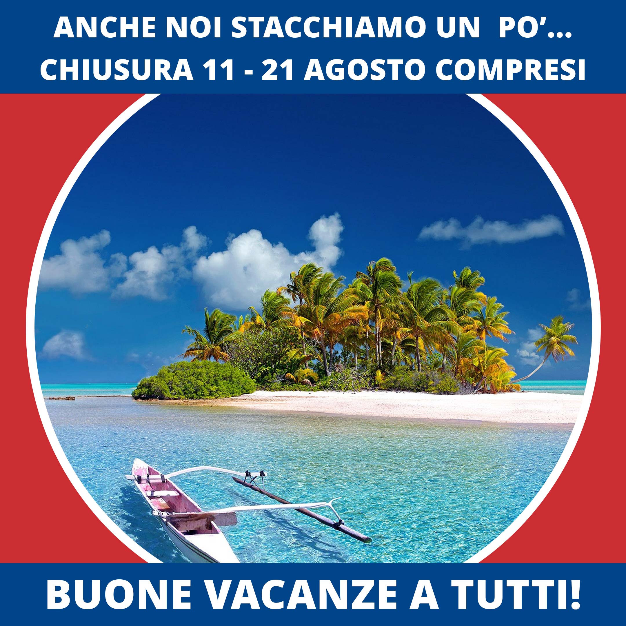 Avviso Chiusura Ferie